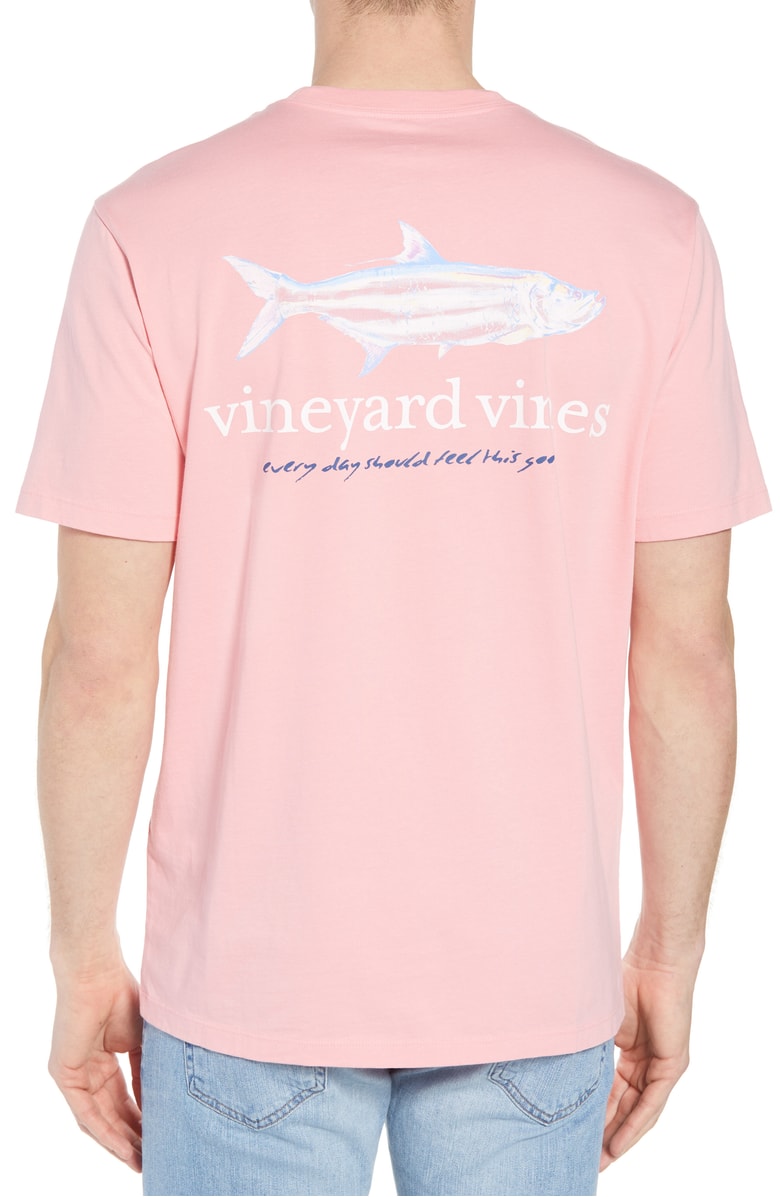 vineyard vines painted tarpon标准剪裁圆领t恤(男款